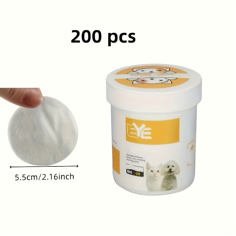200 Pet Eye Wipes - Cat & Dog Eye Cleaner