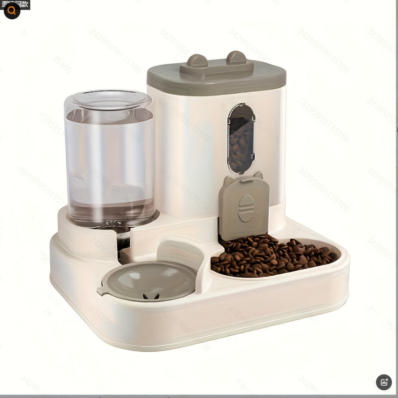 2‑in‑1 Automatic Cat Food & Water Dispenser