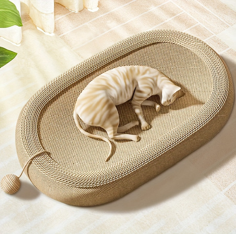 Cat Scratching Board & Bed Integrated Toy Ball Se