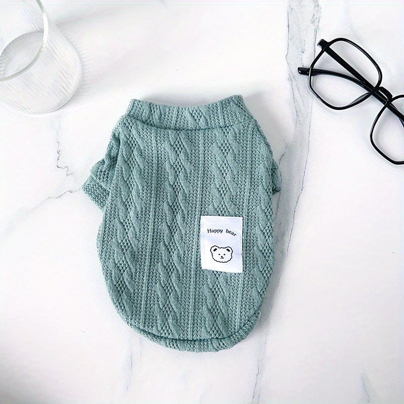 4pcs Cozy Cat & Dog Knit Sweaters for Winter