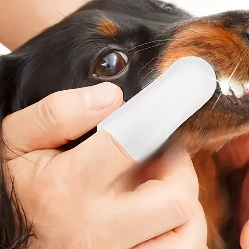 PawsPals 100-Pack Dog Ear & Teeth Cleaning Finger Wipes