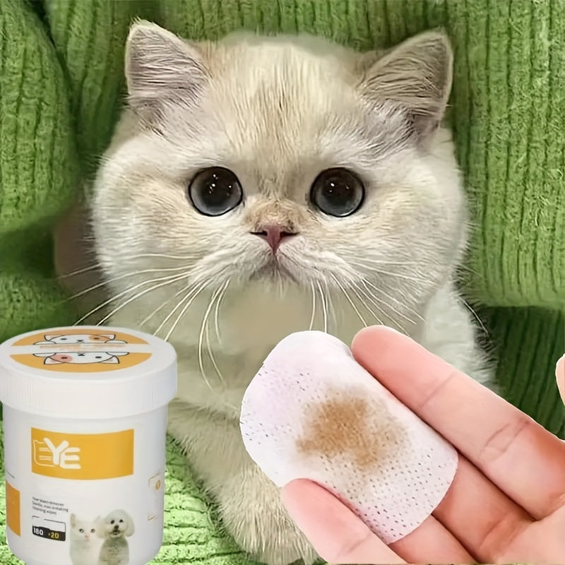200 Pet Eye Wipes - Cat & Dog Eye Cleaner