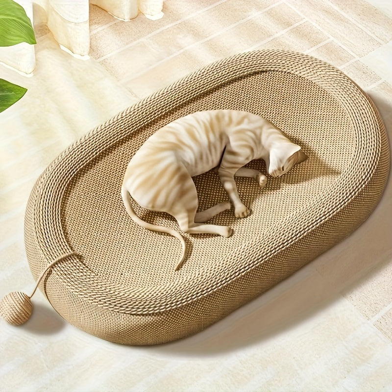 Cat Scratching Board & Bed Integrated Toy Ball Se
