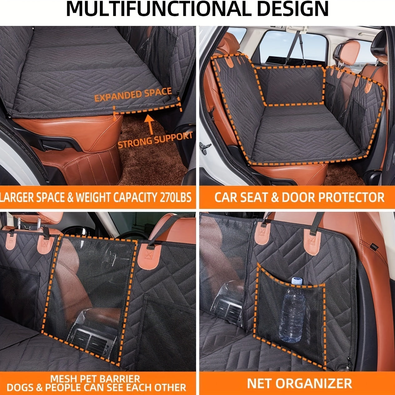 Heavy Duty Pet Car Seat Pad