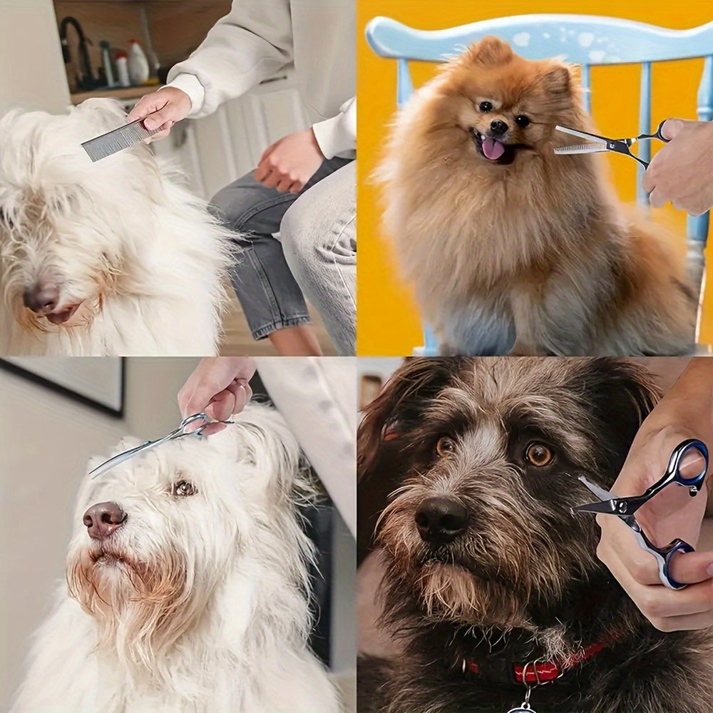 7pcs/set Professional Pet Grooming Scissors Set