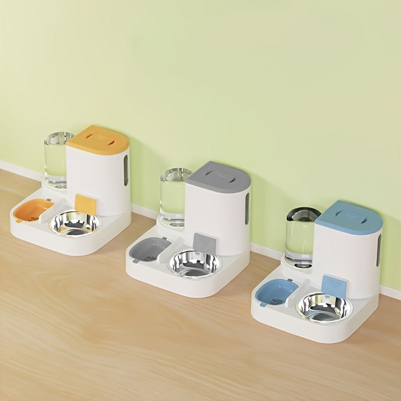 2‑in‑1 Automatic Cat Food & Water Dispenser