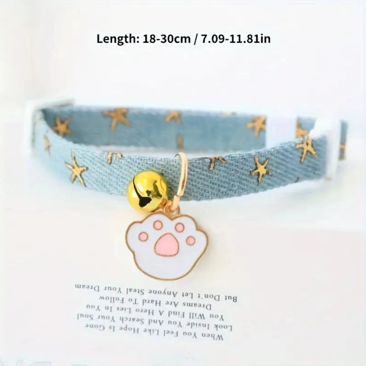 Pet Collar With Bells And Safety Buckles