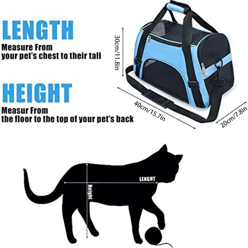 Soft-Sided Pet Travel Carrier