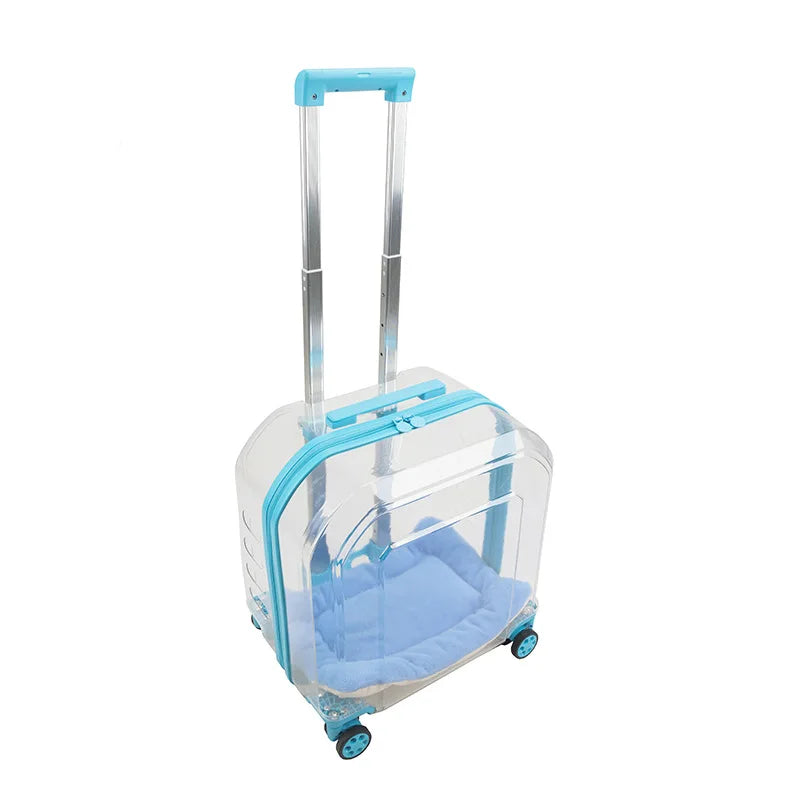 Pet Cat Carrier Out Trolley Case