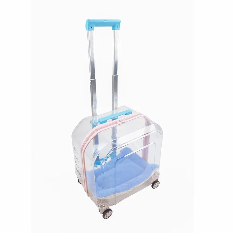 Pet Cat Carrier Out Trolley Case