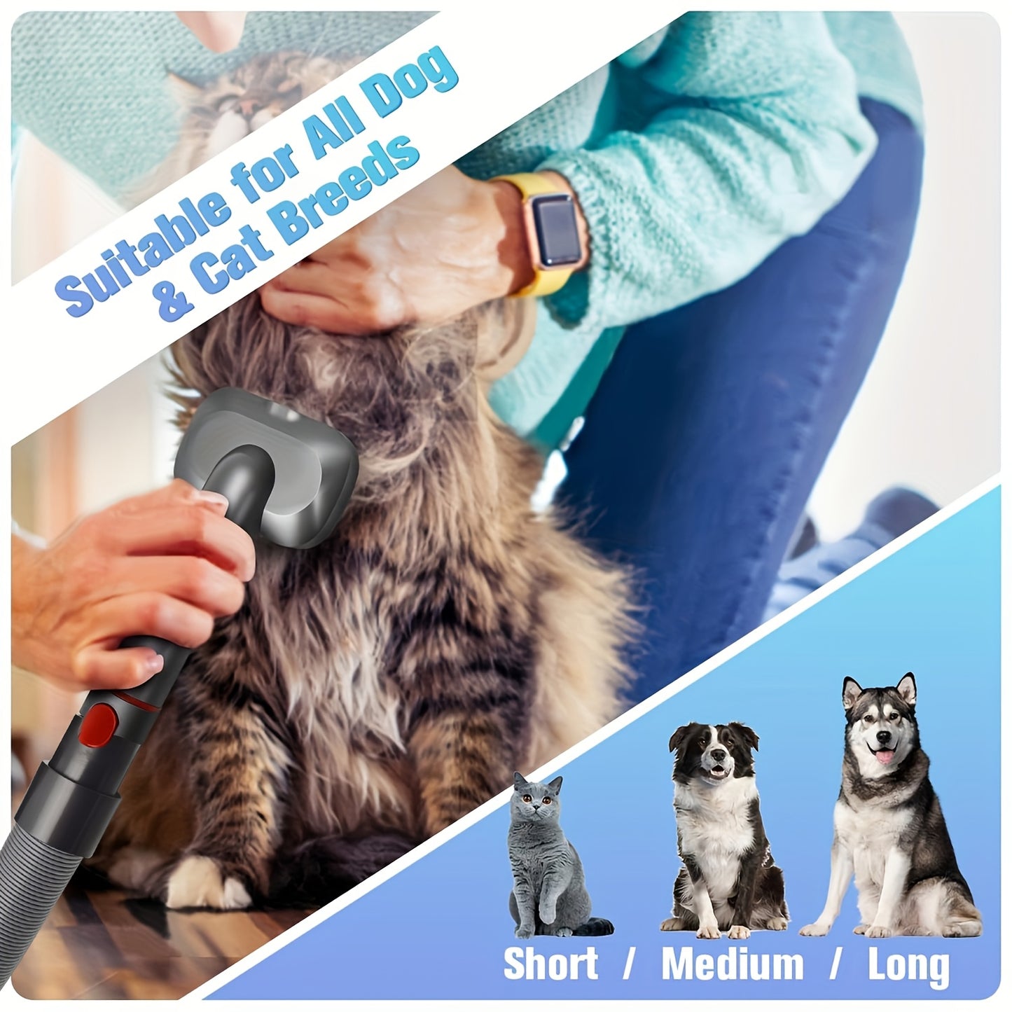 Pet Grooming Brush for Dogs and Cats