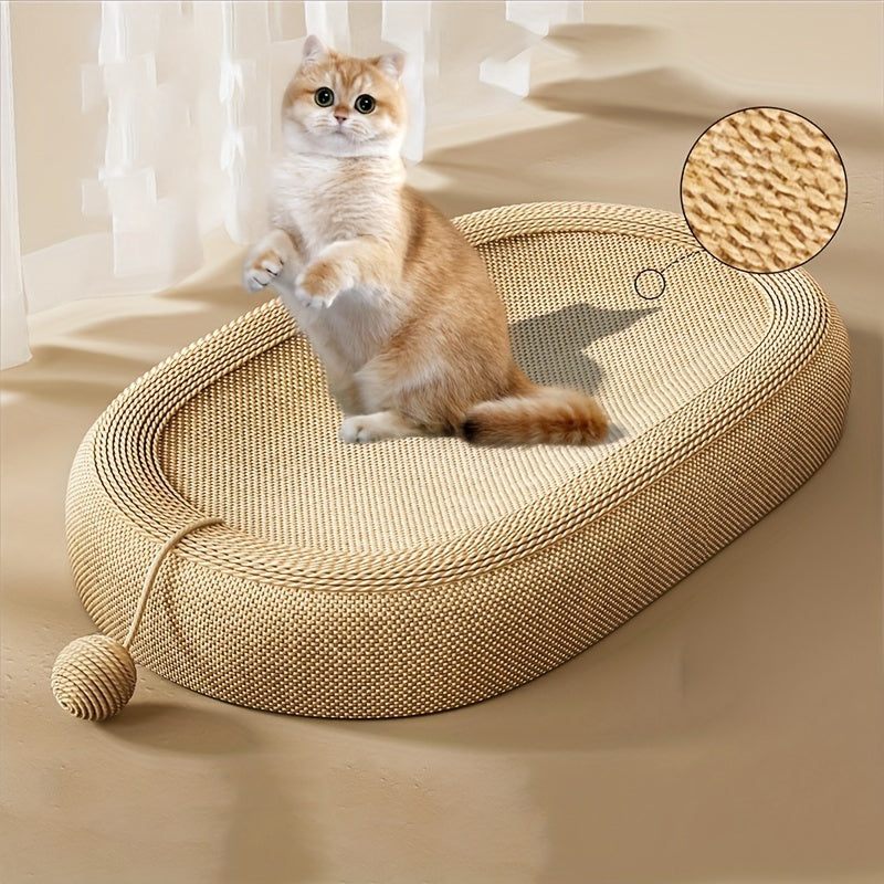Cat Scratching Board & Bed Integrated Toy Ball Se