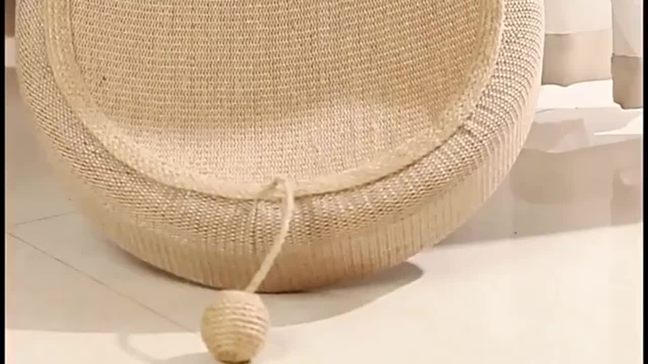 Cat Scratching Board & Bed Integrated Toy Ball Se