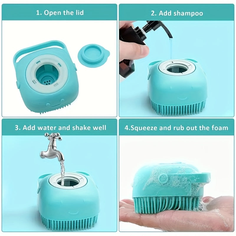 Dog Grooming Kit: Comb, Towel, Massage Brush, Cleaning Gloves, and Storage Bag