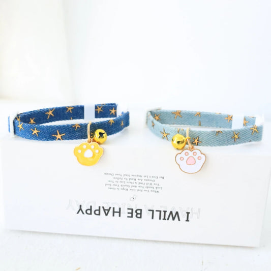 Pet Collar With Bells And Safety Buckles