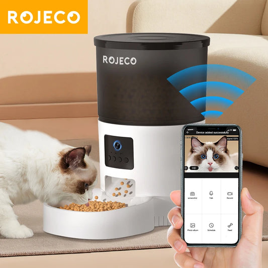 ROJECO Automatic Cat Feeder + Camera