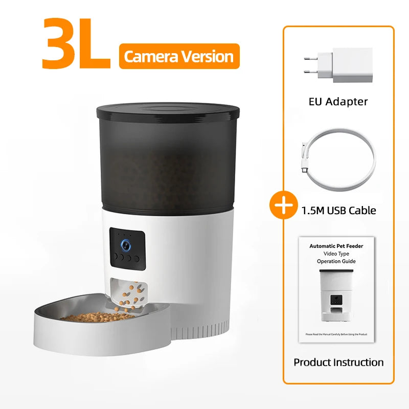 ROJECO Automatic Cat Feeder + Camera