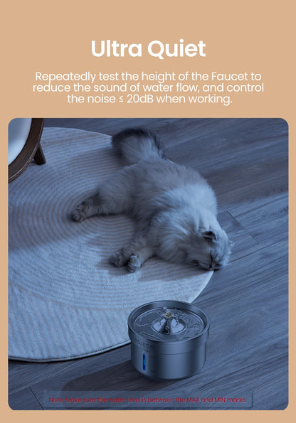 ROJECO Automatic Stainless Cat Drinking Fountain