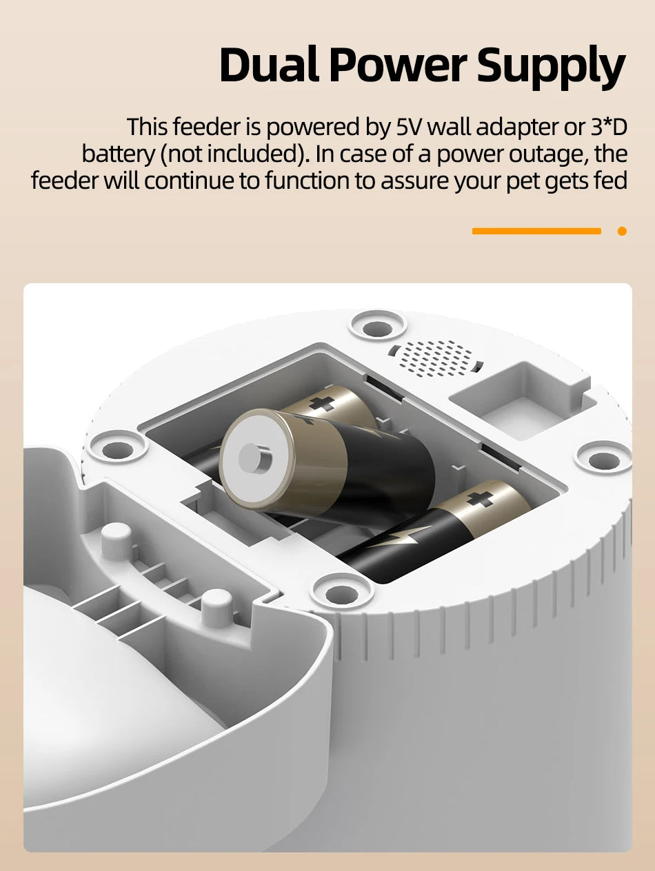 ROJECO Automatic Cat Feeder + Camera