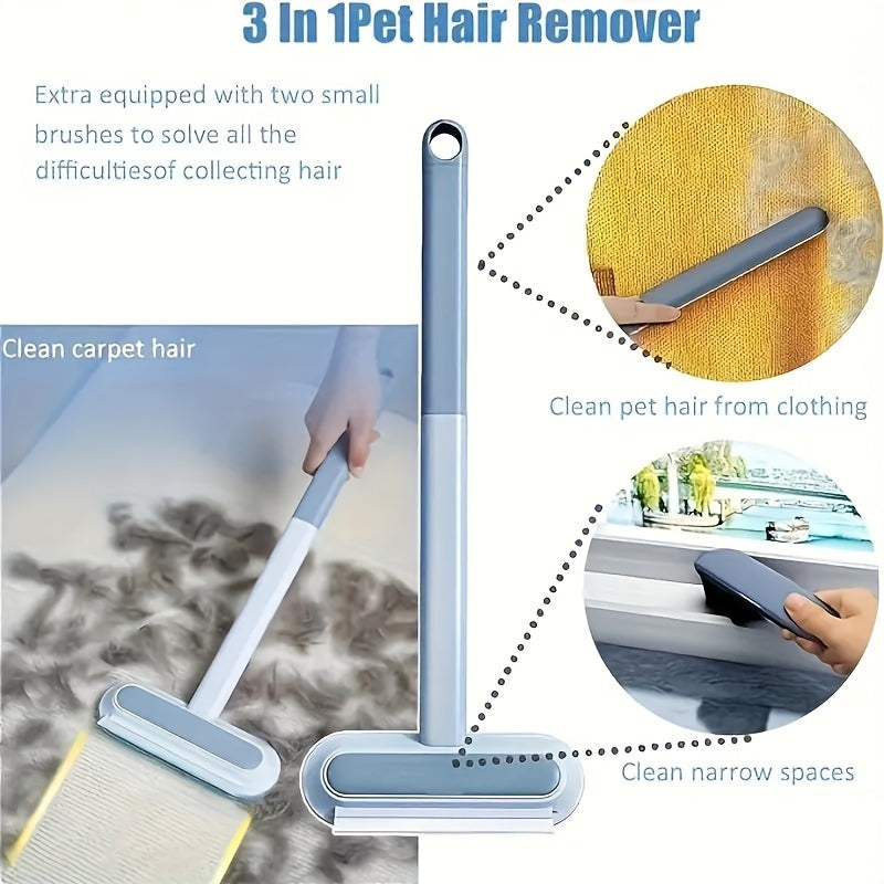Reusable Pet Hair Remover Brush for Dogs & Cats
