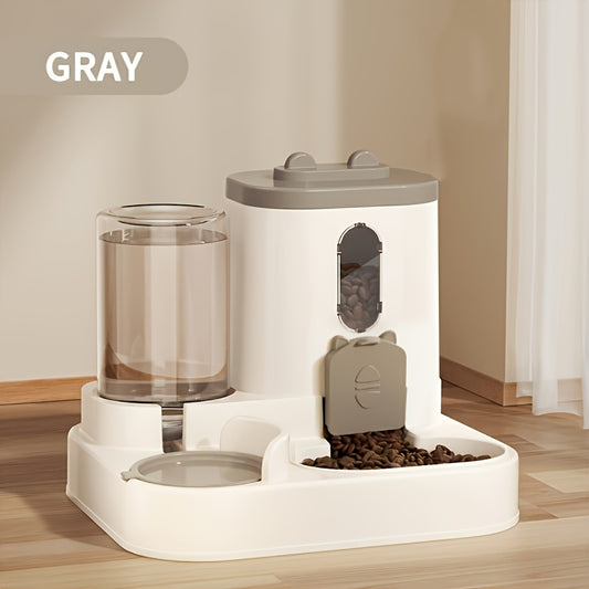 2‑in‑1 Automatic Cat Food & Water Dispenser