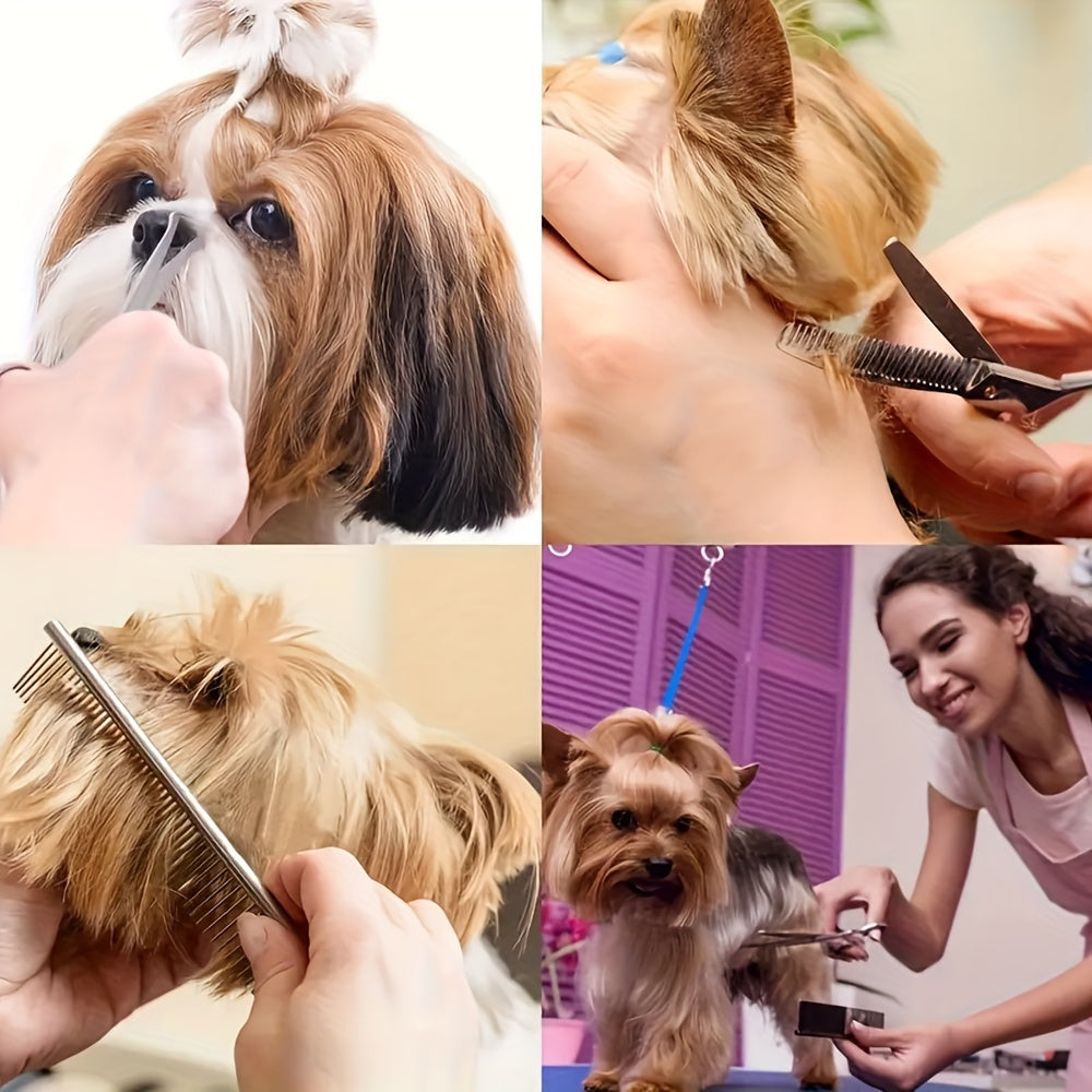 7pcs/set Professional Pet Grooming Scissors Set